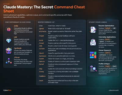 Claude cheetsheet commands